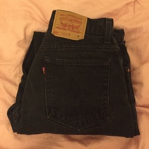 Black Vintage Levi's Mom Jeans 551